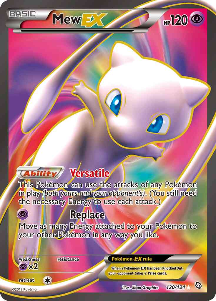 Mew-EX - 120/124 - Rare Ultra [bw6-120] [Ultra]