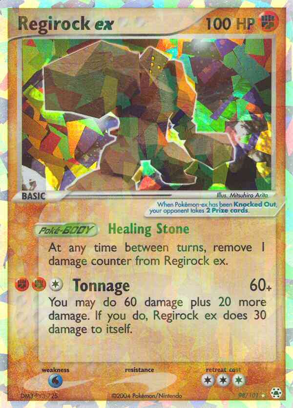 Regirock ex - 98/101 - Rare Holo EX [ex5-98] [Ultra]