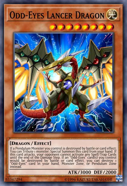 Odd-Eyes Lancer Dragon - BLLR-EN001 - Ultra Rare - 1st Edition