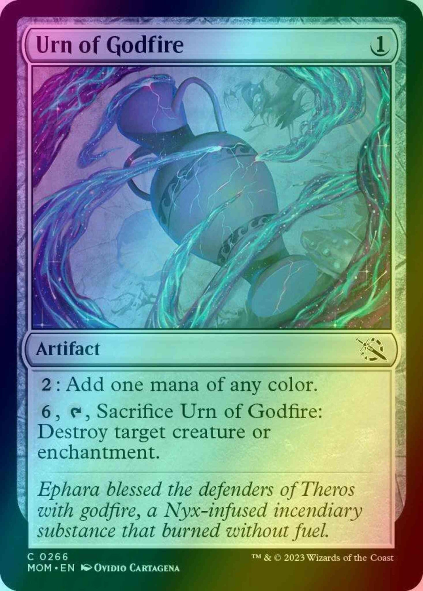 Urn of Godfire [266] [March of the Machine] [Foil]
