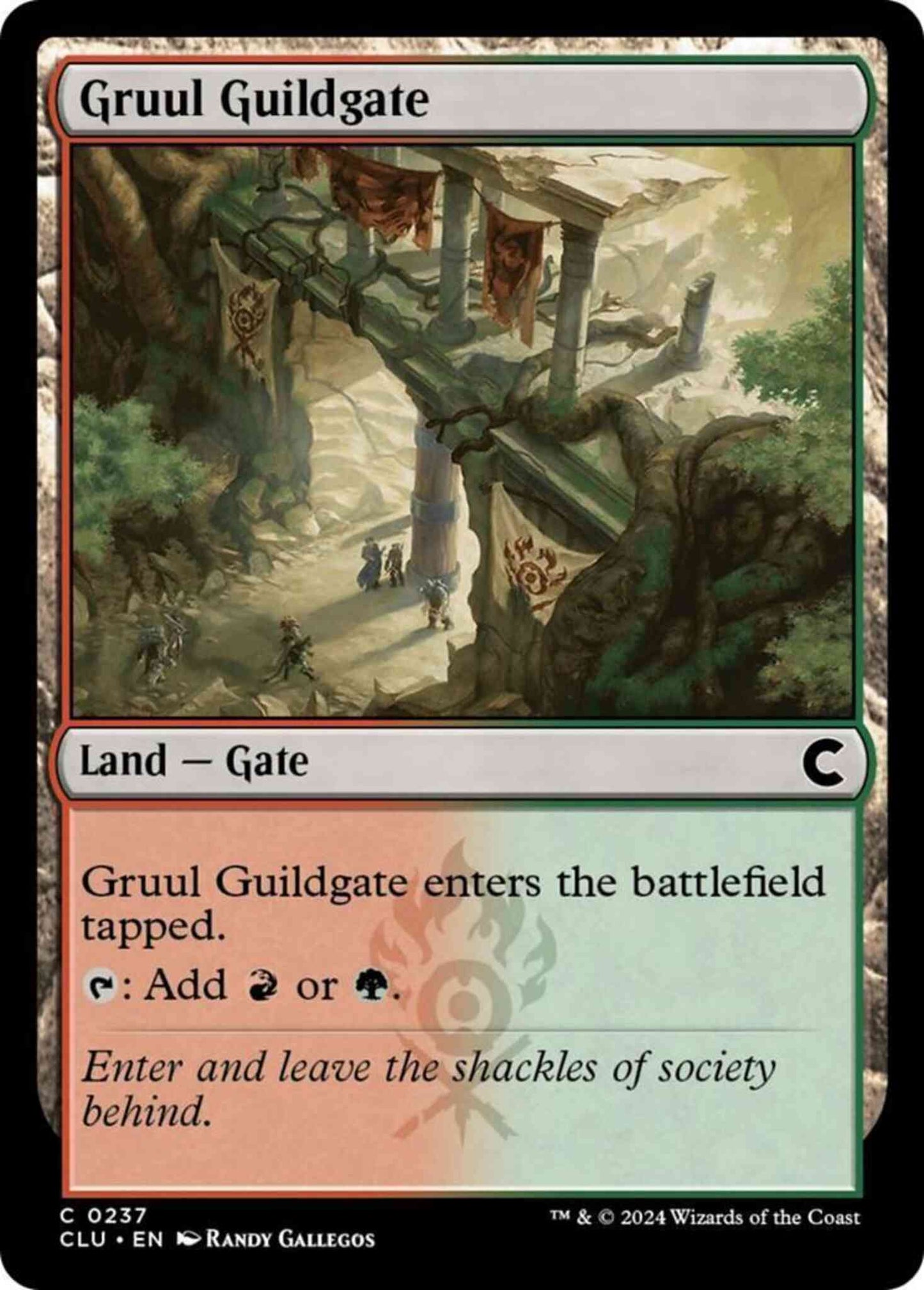 Gruul Guildgate [237] [Ravnica: Clue Edition] [Non-Foil]