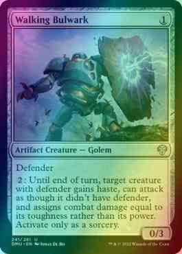 Walking Bulwark [241] [Dominaria United] [Foil]