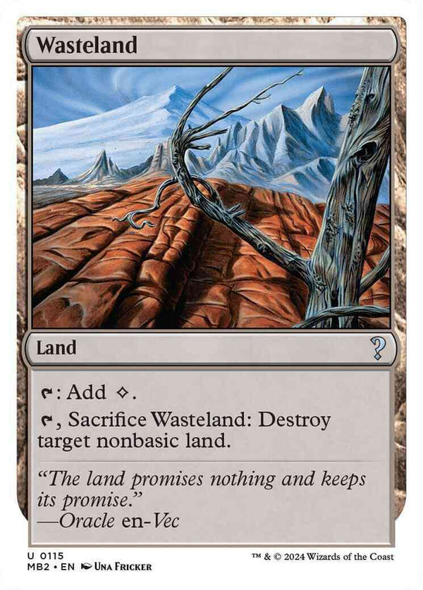 Wasteland [115] [White Border] [Mystery Booster 2] [Non-Foil]