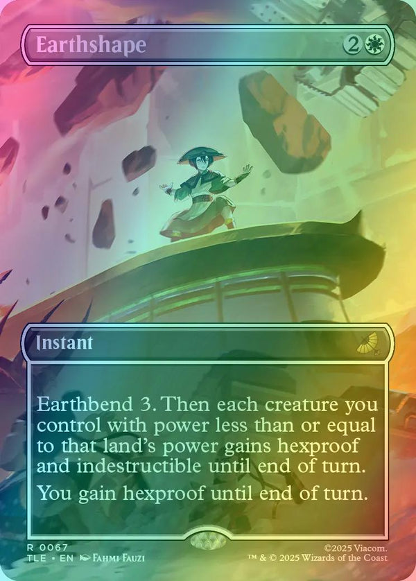 Earthshape [67] [Borderless] [Scene] [Avatar: The Last Airbender Eternal] [Foil]