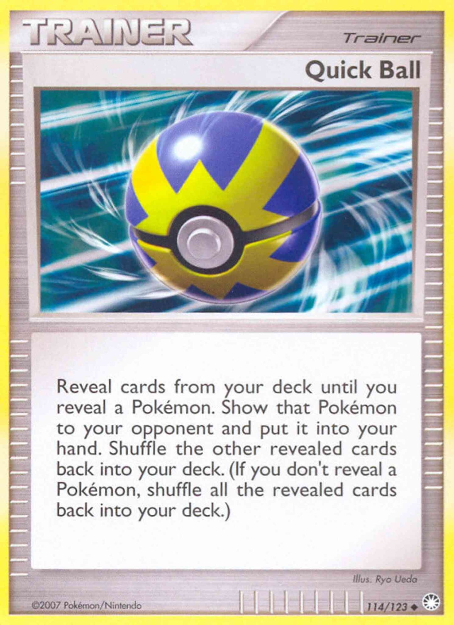 Quick Ball - 114/123 - Uncommon [dp2-114] [Non-Holo]