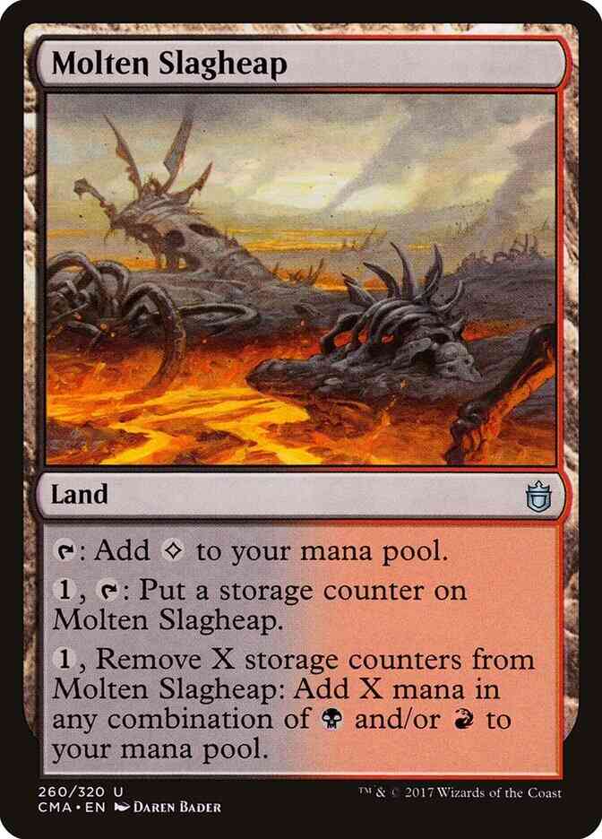 Molten Slagheap [260] [Commander Anthology] [Non-Foil]