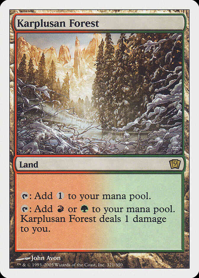 Karplusan Forest [321] [Ninth Edition] [Non-Foil]