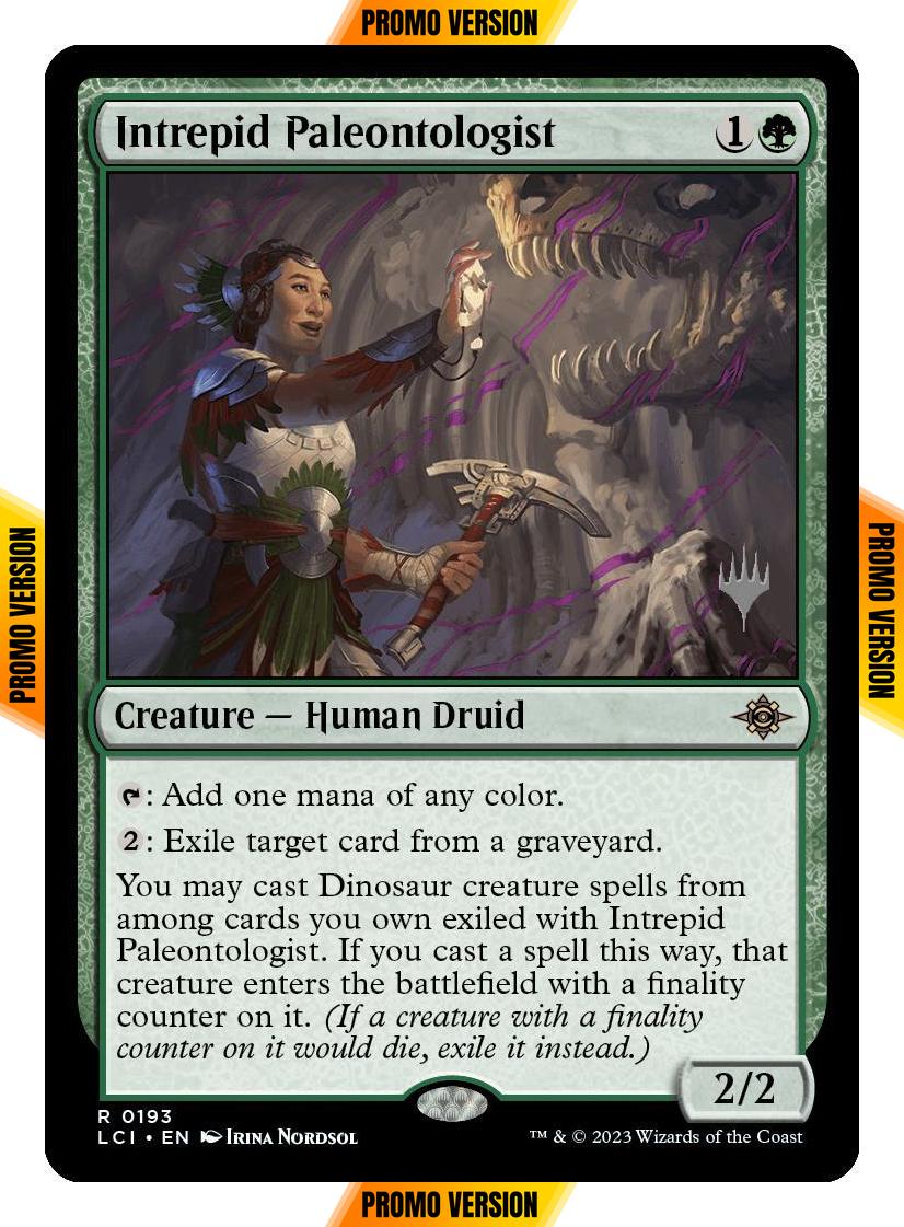 Intrepid Paleontologist [193p] [Promo Pack] [The Lost Caverns of Ixalan: Promos] [Non-Foil]