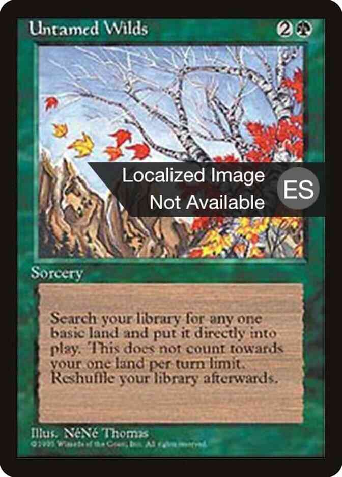Untamed Wilds - Portuguese [279] [Fourth Edition Black Border: Portuguese] [Non-Foil]
