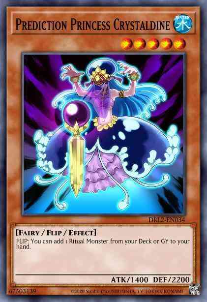 Prediction Princess Crystaldine - DRL2-EN034 - Super Rare - 1st Edition