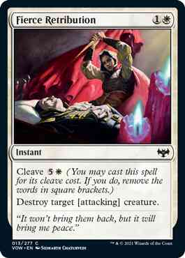 Fierce Retribution [13] [Innistrad: Crimson Vow] [Non-Foil]
