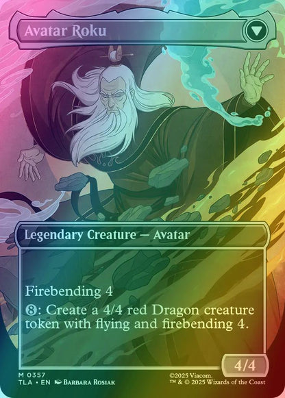 The Legend of Roku // Avatar Roku [357] [Borderless] [Avatar: The Last Airbender] [Foil]