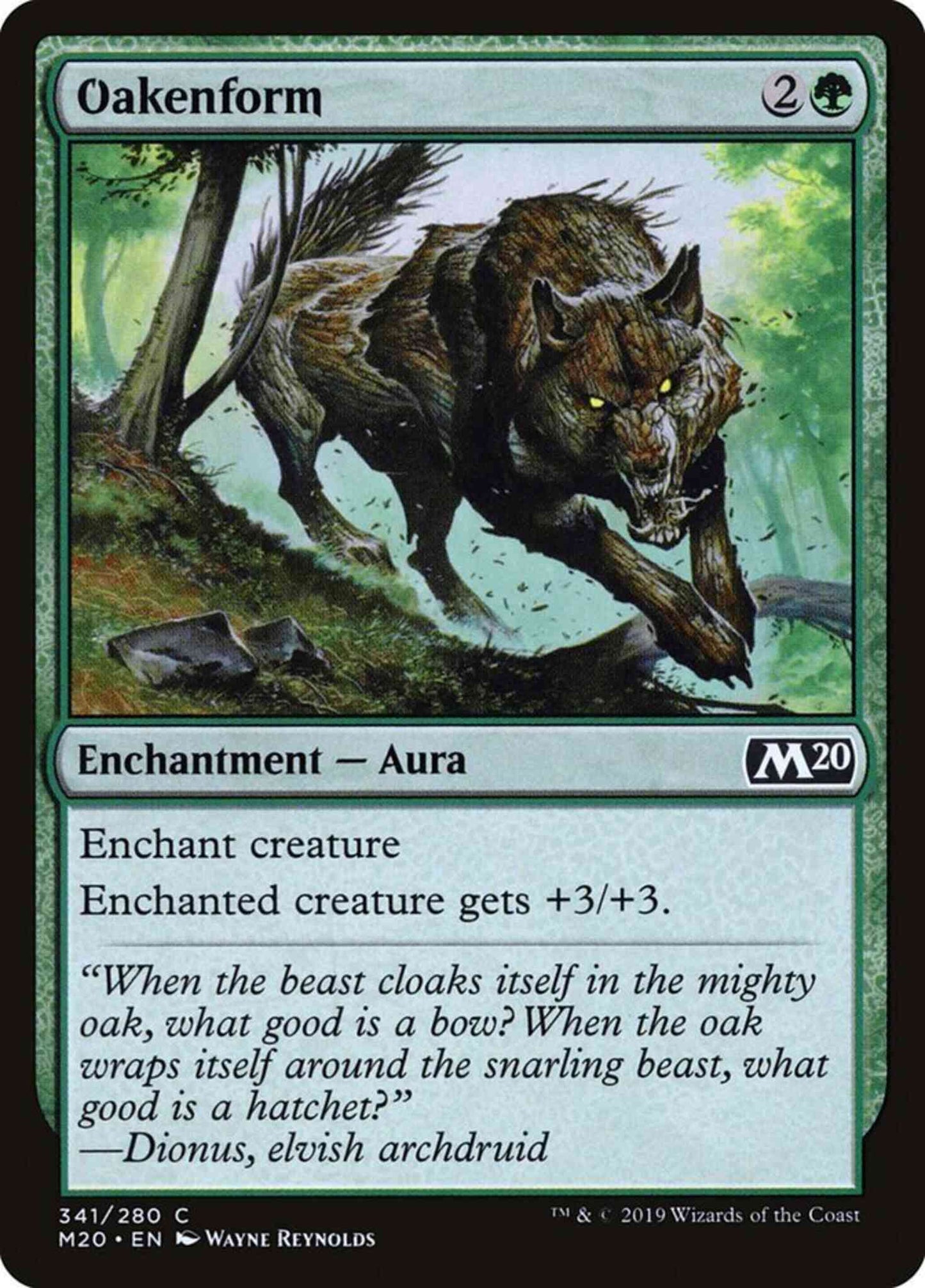 Oakenform [341] [Welcome Deck Exclusive] [Core Set 2020] [Non-Foil]