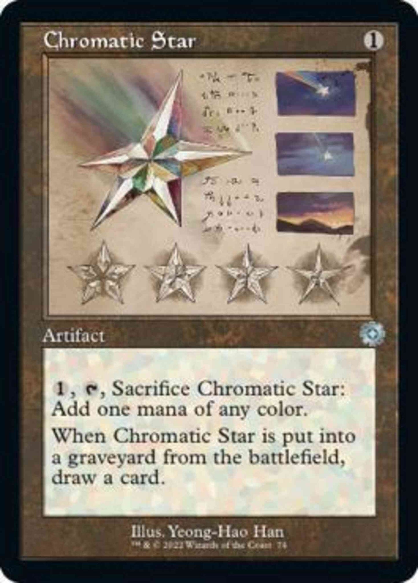 Chromatic Star [74] [Retro Frame] [Schematic] [The Brothers' War Retro Artifacts] [Non-Foil]