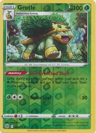 Grotle - 007/172 - Uncommon [swsh9-007] [Reverse Holo]