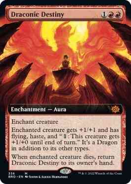 Draconic Destiny [336] [Extended Art] [The Brothers' War] [Non-Foil]
