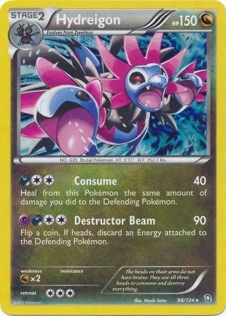 Hydreigon - Cracked Ice Holo - 98/124 - Rare [bw6-98] [Holo]
