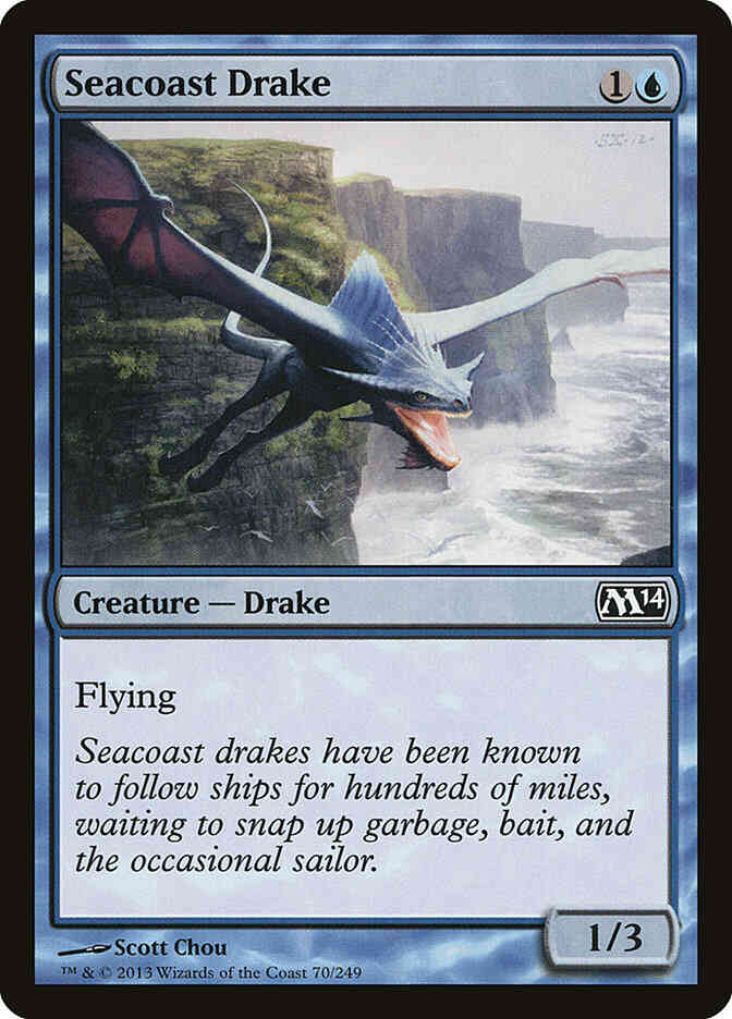 Seacoast Drake [70] [Magic 2014] [Non-Foil]