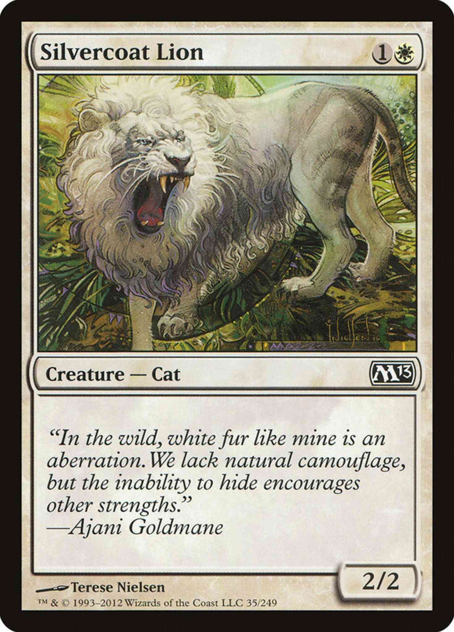 Silvercoat Lion [35] [Magic 2013] [Non-Foil]