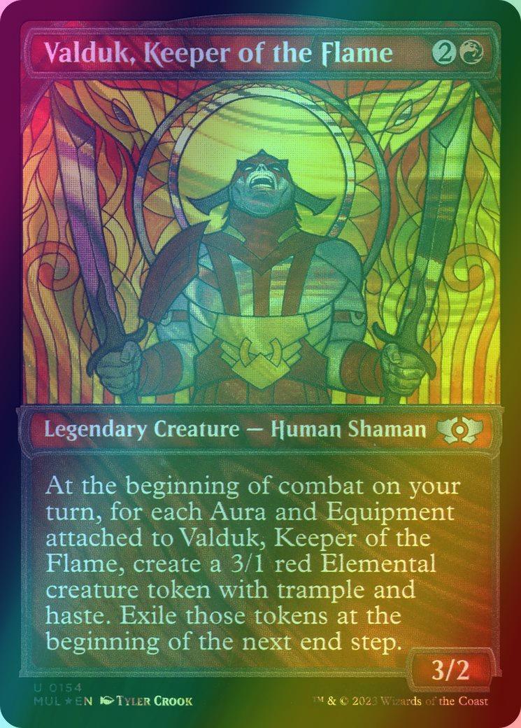 Valduk, Keeper of the Flame [154] [Planar Showcase] [Multiverse Legends] [Halo Foil]