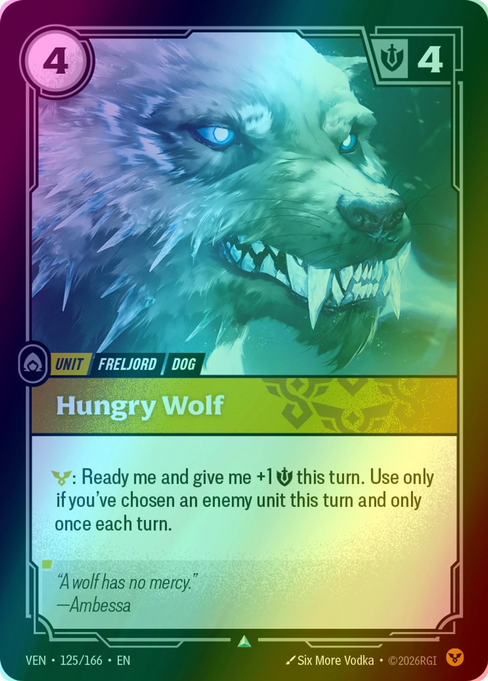 Hungry Wolf - 125/166 [Vendetta] [Foil]