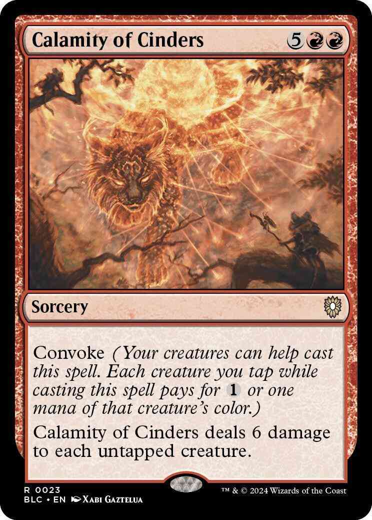 Calamity of Cinders [23] [Bloomburrow: Commander] [Non-Foil]
