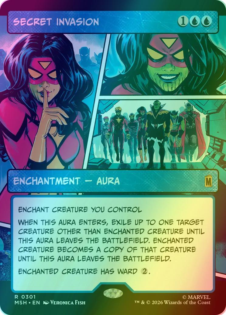 Secret Invasion [301] [Panel Showcase] [Marvel Super Heroes] [Foil]