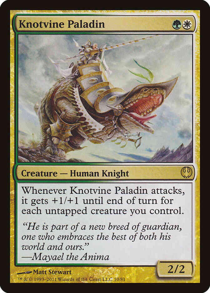 Knotvine Paladin [10] [Duel Decks: Knights vs. Dragons] [Non-Foil]