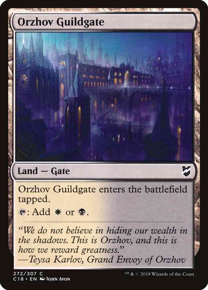 Orzhov Guildgate [272] [Commander 2018] [Non-Foil]