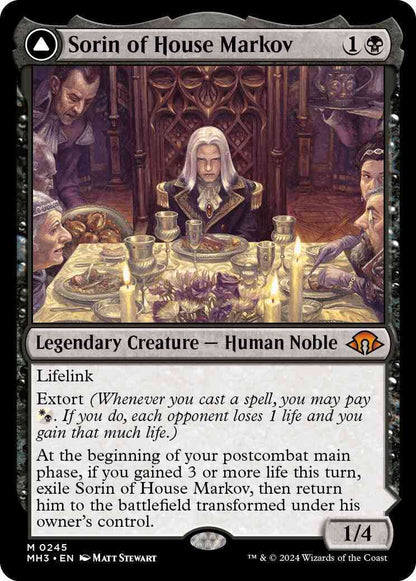Sorin of House Markov // Sorin, Ravenous Neonate [245] [Modern Horizons 3] [Non-Foil]