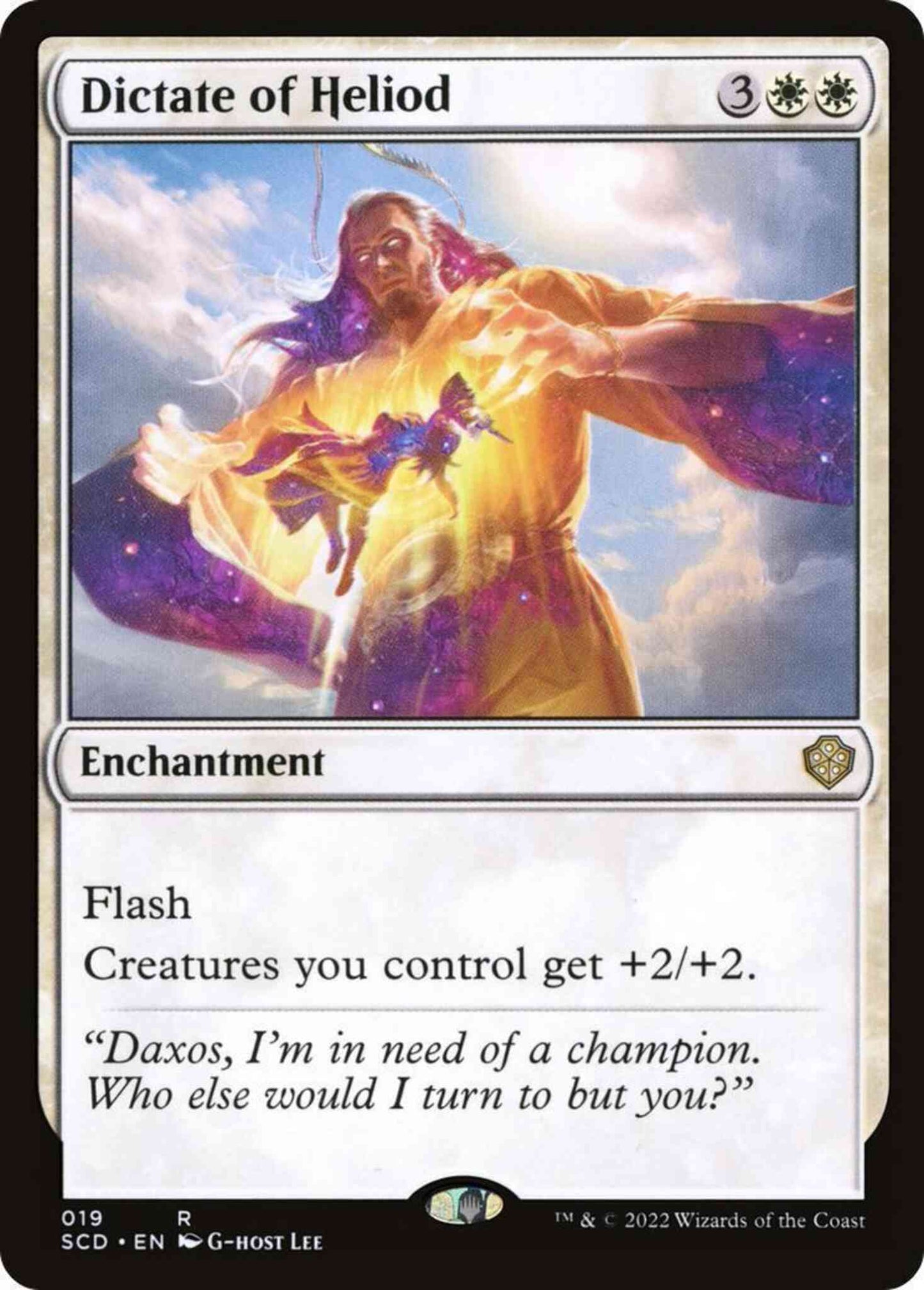Dictate of Heliod [19] [Starter Commander Decks] [Non-Foil]