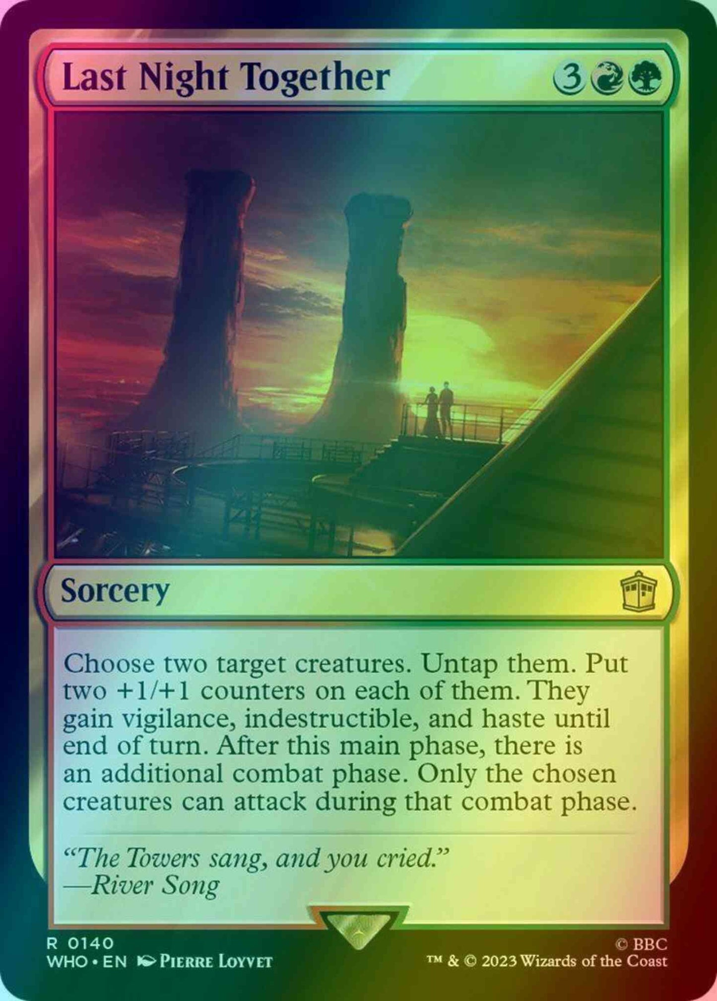 Last Night Together [140] [Universes Beyond: Doctor Who] [Foil]