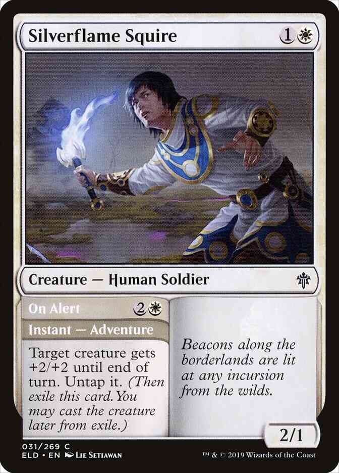 Silverflame Squire // On Alert [31] [Throne of Eldraine] [Non-Foil]