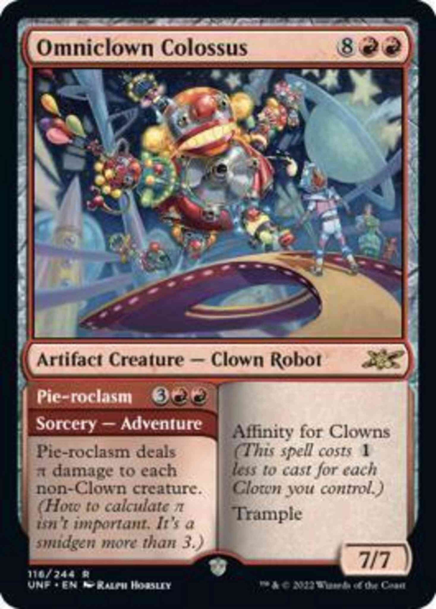 Omniclown Colossus // Pie-roclasm [116] [Unfinity] [Non-Foil]