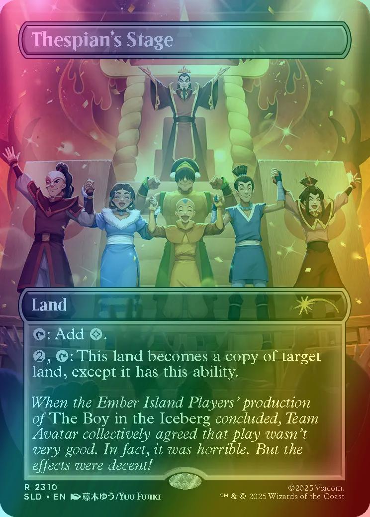 Thespian's Stage [2310] [Borderless] [The Ember Island Players] [Secret Lair Drop] [Foil]