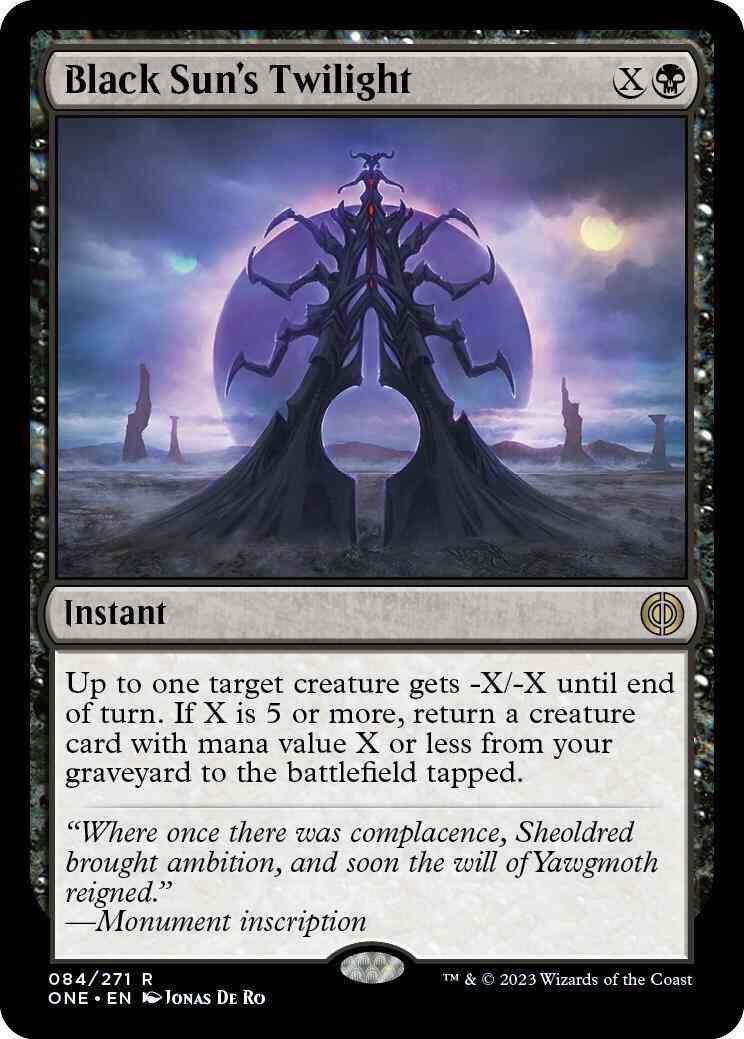 Black Sun's Twilight [84] [Phyrexia: All Will Be One] [Non-Foil]