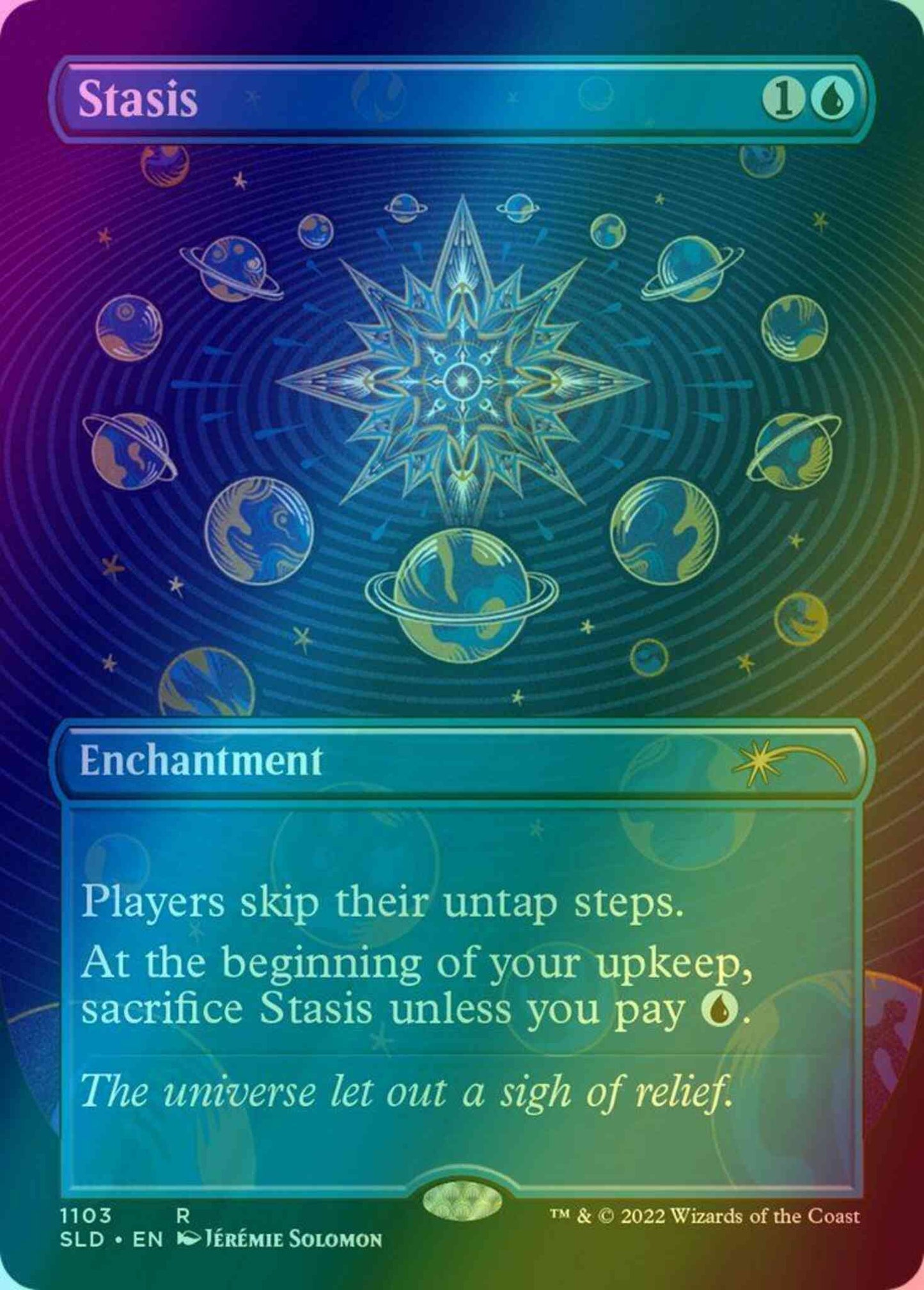 Stasis [1103] [Borderless] [Space Beyond Stars] [Secret Lair Drop] [Foil]