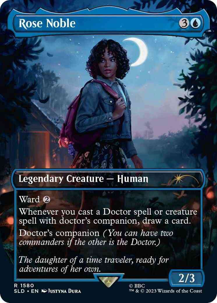 Rose Noble [1580] [Borderless] [Doctor Who: Regeneration] [Secret Lair Drop] [Non-Foil]