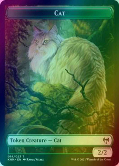 Cat Token (14) // Dwarf Berserker Token (12) [Kaldheim Tokens] [Foil]