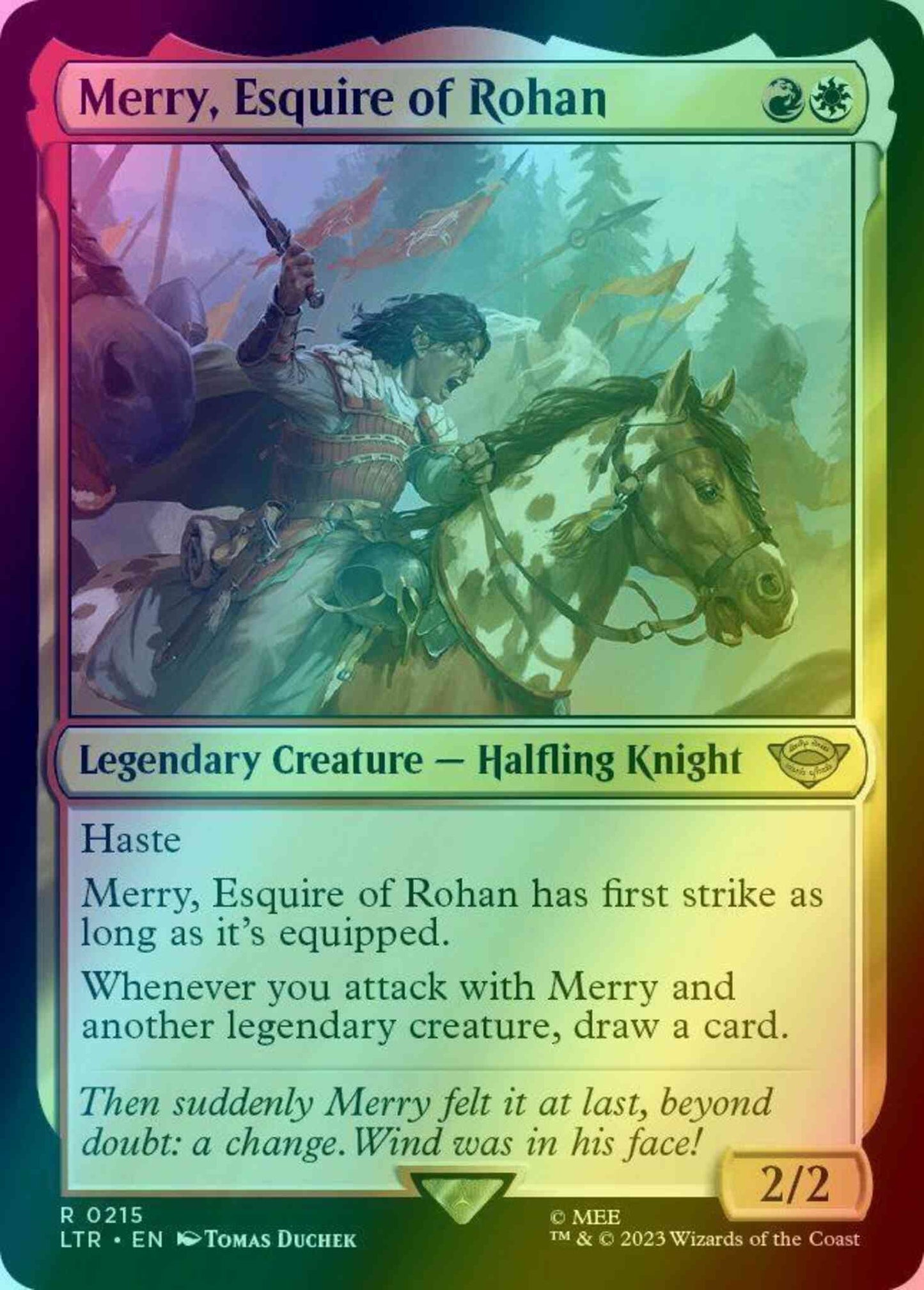 Merry, Esquire of Rohan [215] [The Lord of the Rings: Tales of Middle-earth] [Foil]
