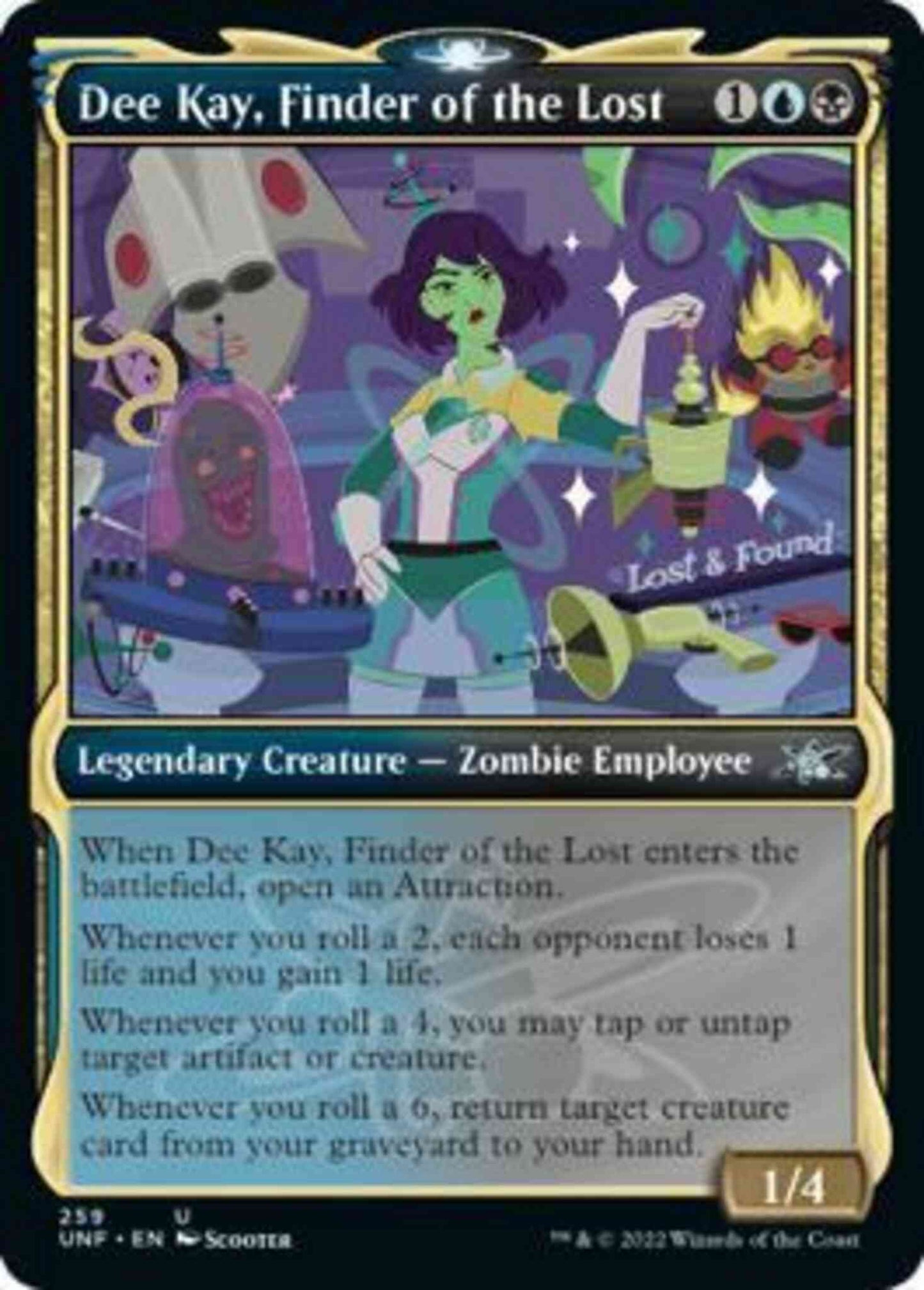 Dee Kay, Finder of the Lost [259] [Showcase Cards of Tomorrow] [Unfinity] [Non-Foil]