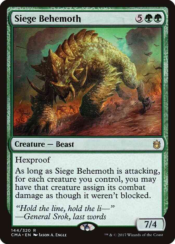Siege Behemoth [144] [Commander Anthology] [Non-Foil]