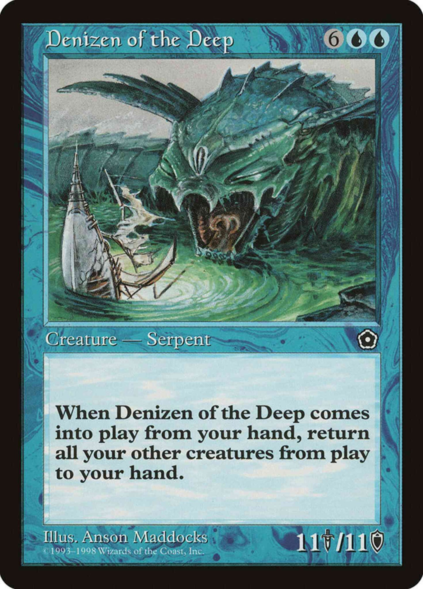 Denizen of the Deep [35] [Portal Second Age] [Non-Foil]