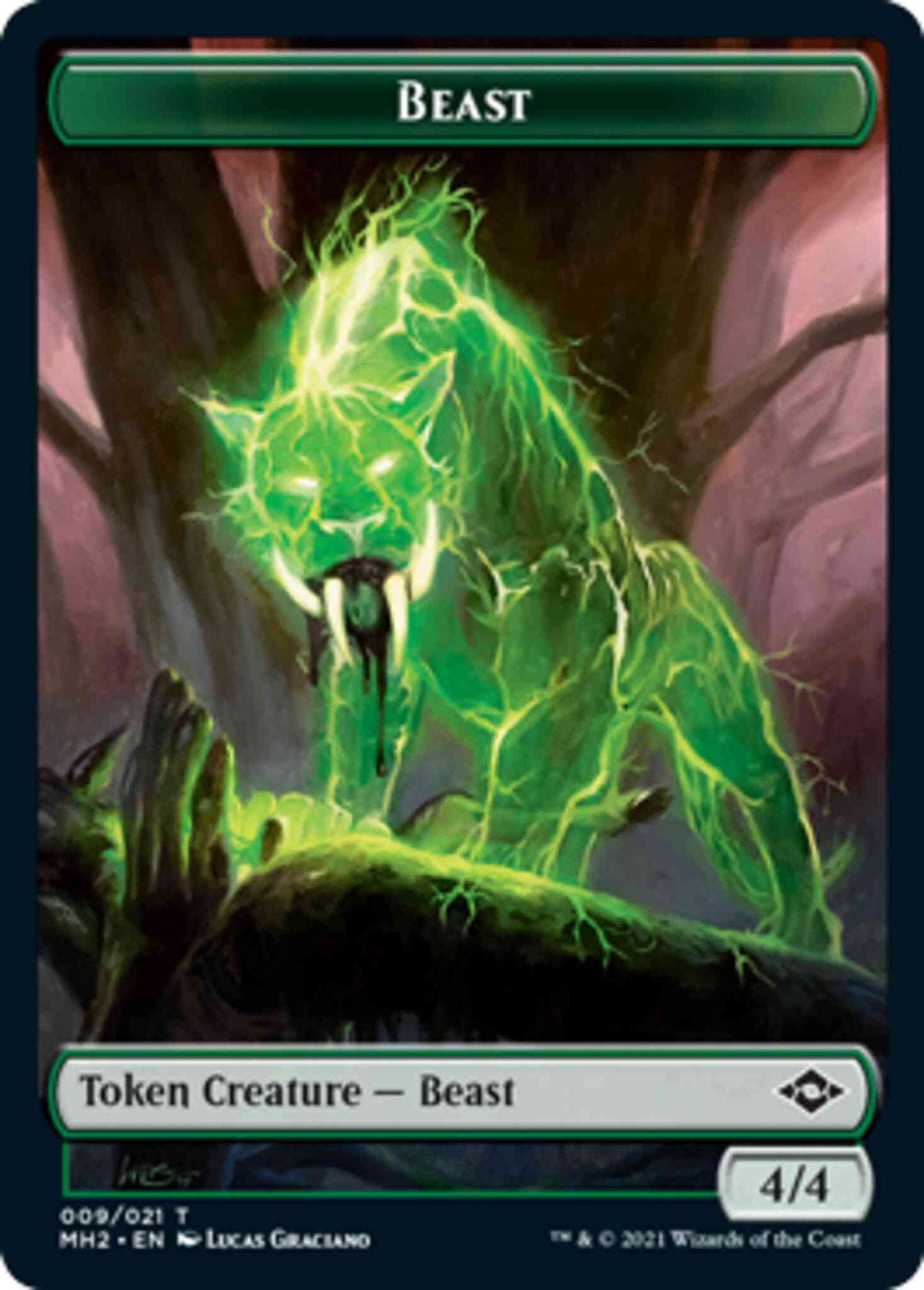 Beast Token [09] [Modern Horizons 2 Tokens] [Non-Foil]