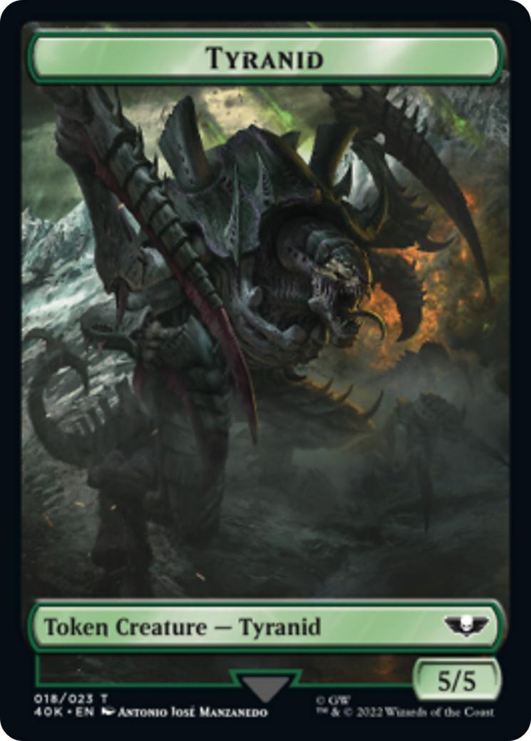 Tyranid Token (17) // Tyranid Token (18) [Universes Beyond: Warhammer 40,000: Tokens] [Non-Foil]