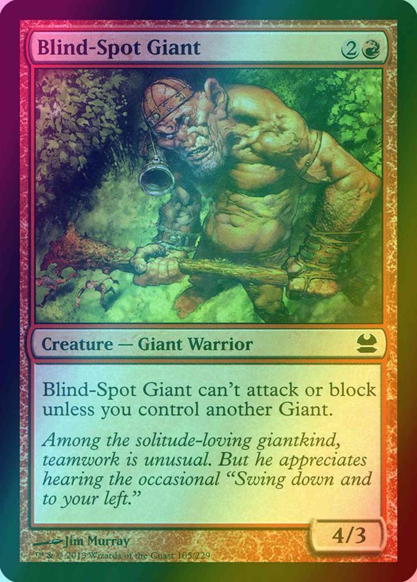 Blind-Spot Giant [105] [Modern Masters] [Foil]