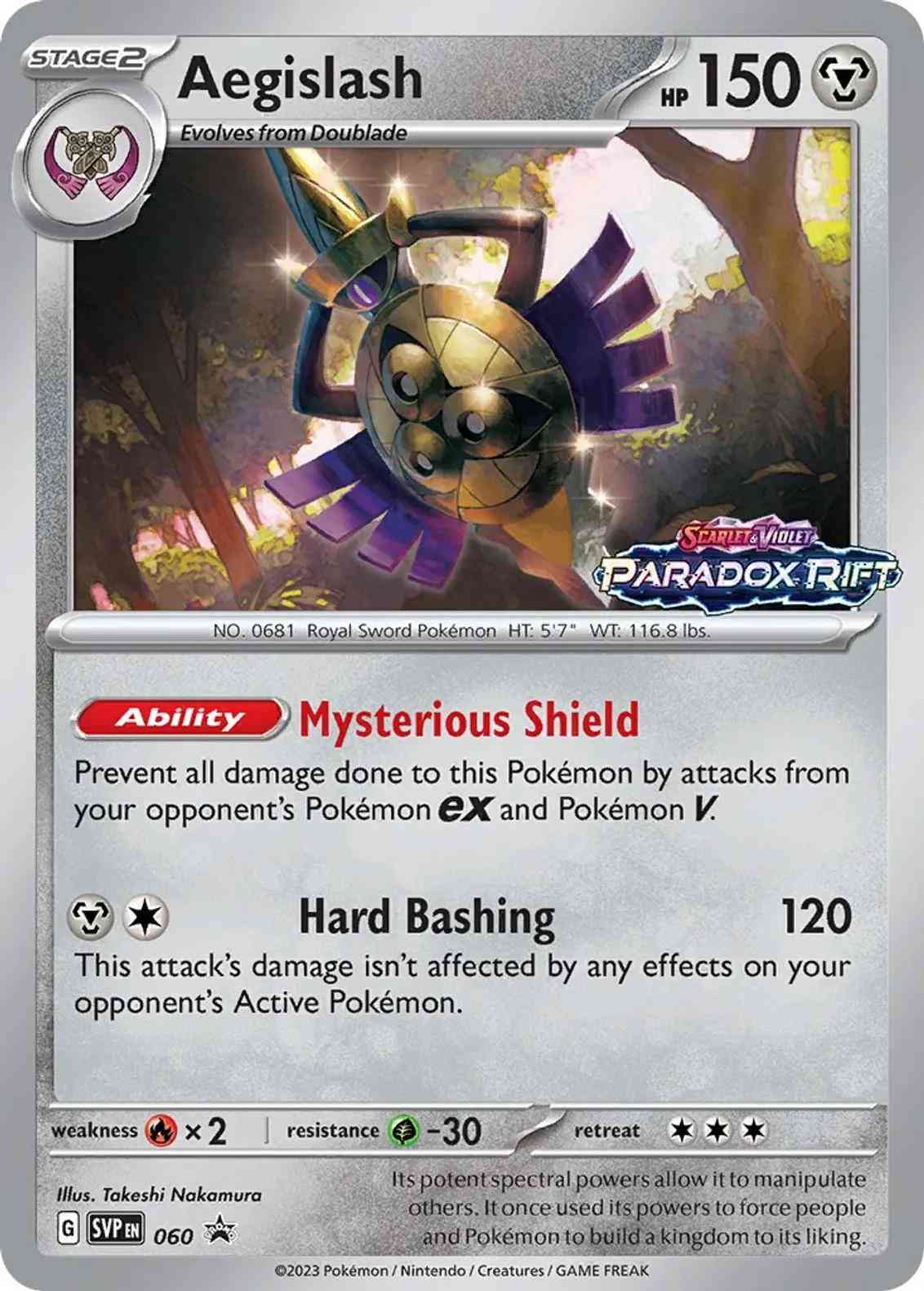 Aegislash - 060 - Promo [Prerelease] [svp-060] [Holo]