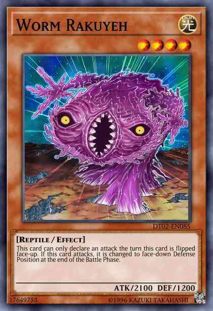 Worm Rakuyeh - DT02-EN085 - Duel Terminal Normal Parallel Rare - Duel Terminal