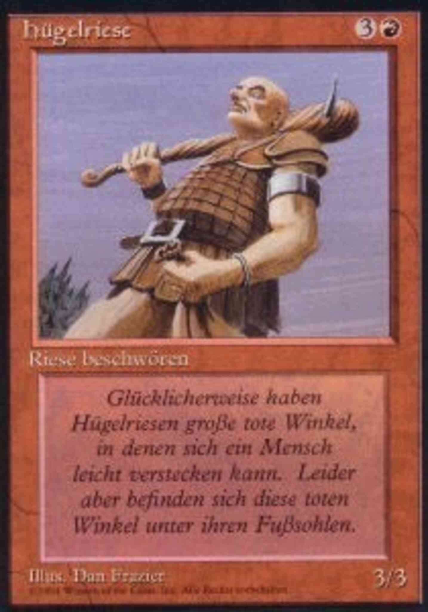 Hill Giant - German [158] [Foreign Black Border: German] [Non-Foil]