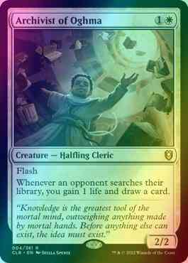 Archivist of Oghma [4] [Commander Legends: Battle for Baldur's Gate] [Foil]